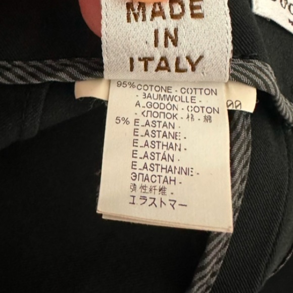 Brunello Cucinelli Black Stretch Ankle Trousers Pants - Picture 6 of 7